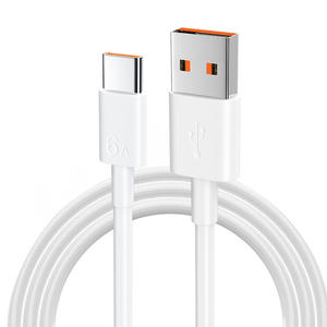 Cable de datos tipo C de color blanco, cable de carga rápida USB C para teléfono móvil, cargador de teléfono de 1 m y 2 m - Product Image 5