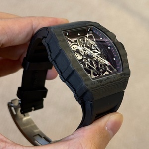 Montre mécanique de luxe ultra-fine en quartz de haute qualité, lumineuse, avec cadran de 47 mm et bracelet en nylon, tendance et décontractée. - Product Image 2