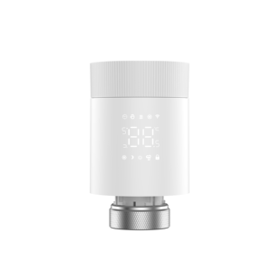 Thermostat intelligent Tuya Smart Knob Zigbee 3.0 compatible Google Home OLED <span class=keywords><strong>avec</strong></span> batterie TRV - Product Image 5