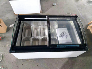 Réfrigérateur de glace de dessus de <span class=keywords><strong>table</strong></span> vitrine <span class=keywords><strong>d</strong></span>'affichage de réfrigérateur de glace avec le bon <span class=keywords><strong>prix</strong></span> - Product Image 4