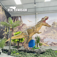 Modèle de dinosaure robotique T-Rex animatronique à moteur servo personnalisable, taille réelle, pour parc à thème