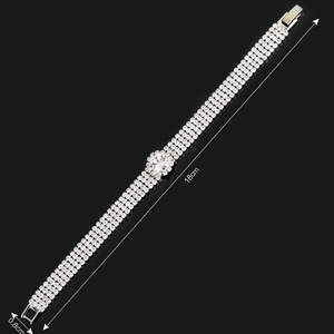 Braccialetto con Strass per Ragazze in Stile Europeo e Americano, Gioiello Semplice e Luccicante, Vendita all'Ingrosso B083 - Product Image 3