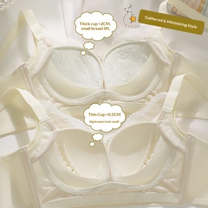 Reggiseno con Logo Personalizzabile, <span class=keywords><strong>Senza</strong></span> <span class=keywords><strong>Ferretto</strong></span>, Regolabile, Invisibile, con Effetto Push-up, Anti-cedimento, Coppa Traforata - Product Image 3