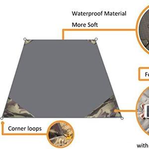 Manta de exterior Woqi 71x55 compacta, ligera, a prueba de arena, manta de bolsillo para playa, senderismo, viajes y camping. - Product Image 4