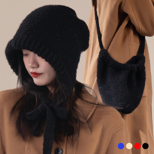 Cappello da donna carino lavorato a maglia alla moda URK-421 accessorio maschera di abbigliamento - Product Image 1