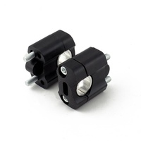 Abrazaderas de Manillar de Motocicleta con Código Fijo, Adaptador Elevador de Aluminio Universal para Accesorios de Cuadro de 22MM/28MM