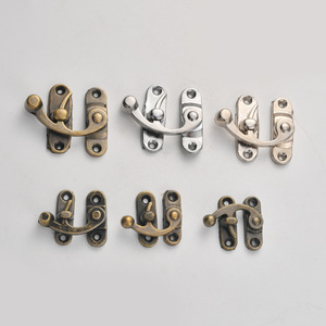 Retro Zinc Alloy Horn Lock Keyless Furniture Lock For Drawer Box <b>Cabinet</b> Accessory Durable Design - Product Image 3