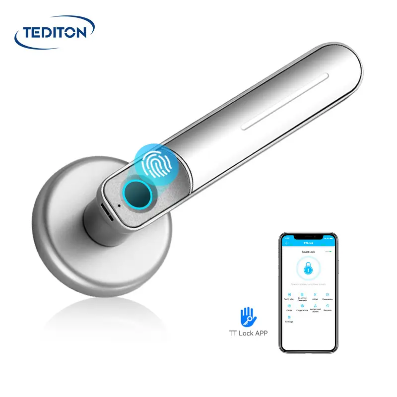 Tediton Electronic Security Portable Hotel Smart Door Handle Lock