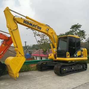 Excavatrice sur chenilles d'occasion Komatsu PC130 PC110 PC130-7, excavatrice d'occasion, Komatsu d'origine du Japon, mini-pelle de taille moyenne, prix bas à vendre - Product Image 1