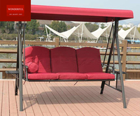 Hamac balançoire de loisirs en métal avec toit, mobilier d'extérieur, nouvel arrivage