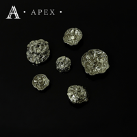 Usine de boutons APEX Nouveau design irrégulier Boutons à tige métallique en alliage de zinc pour vêtements