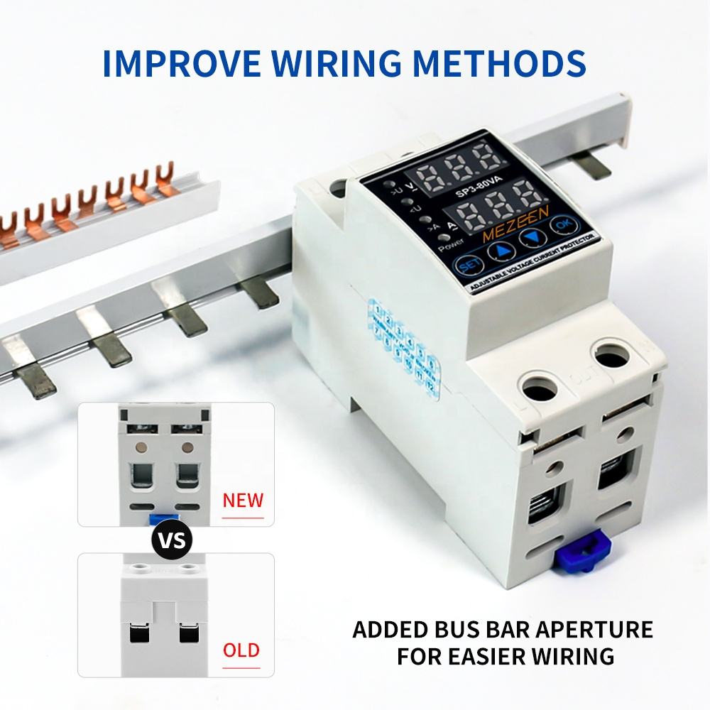 메제인 SP3 조절식 전압 보호기 및 안정기 40A 63A 80A 가정용 전압 변환기 110v| Alibaba.com