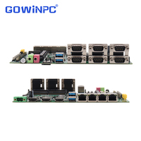 Carte mère industrielle 4LAN Thin ITX Intel Kaby Lake I3-8130U I5-8250U I7-8550U avec 3 sorties 4K pour terminal de jeu et d'amusement