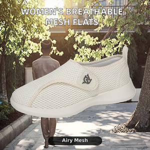 Mocassins léopard pour femmes à enfiler, semelle plate, chaussures à bouton magique, légères, respirantes, en maille, pour l'été - Product Image 2