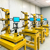 Machine d'essai de fatigue jaune, équipement de test haute précision pour usage en laboratoire