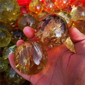 Sfera di Cristallo di Quarzo Citrino Naturale all'Ingrosso, Pietre Curative - Product Image 4