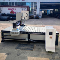 Machine de fraisage CNC multifonction robuste pour le travail du bois PK1325, 6KW, 3 axes, commande Syntec, table de travail simple 2000x3000mm, moteur