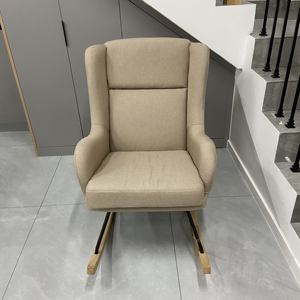 Silla Mecedora de Cuero Moderna para Bebés, <span class=keywords><strong>Cuna</strong></span> Deslizante Plegable, Diseño Lavable, Cojín Duradero y Ecológico para Bebés/Niños - Product Image 6