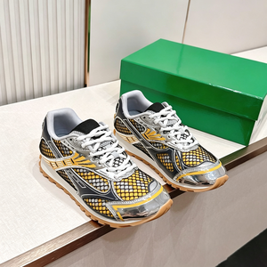 Scarpe di Lusso BV, Sneakers Casual da Allenamento per Uomo e Donna, Scarpe da Corsa in Pelle di Alta Qualità Bottegas Venetas Orbit - Product Image 3