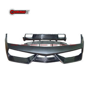 Kit carrosserie style DC en fibre de carbone pour Lamborghini Gallardo LP550 LP560 LP570 : pare-chocs avant, jupes latérales, aileron arrière, pièces de voiture - Product Image 5