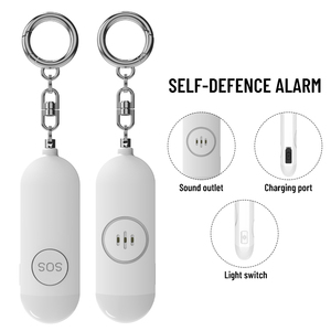 Dispositivo de alarma de emergencia para niños Sonido seguro Luz LED personal Alarma DE SEGURIDAD Alarma de seguridad portátil para mujeres - Product Image 3
