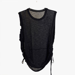 Débardeur de sport sans manches pour femme, style estival fin, ample, cache-graisse, pour la course, l'entraînement, le yoga, séchage rapide - Product Image 4