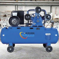 Compresseur d'air portable à piston entraîné par courroie YiBang 2,2 KW 250 L/min 8 bars 70 L réservoir 1 CV 110 V 60 Hz pour usine de fabrication