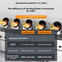 Machine à nouilles frites commerciale entièrement automatique grande capacité, cuiseur à tambour pour hôtels, restaurants, cafétérias