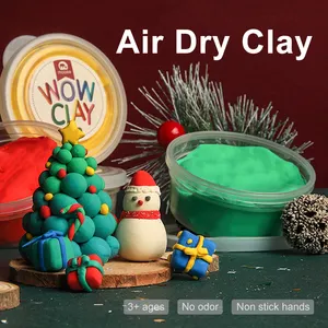 Gxin M013B24ソフト超軽量粘土キッズおもちゃ無毒色粘土24色学用品用空気乾燥粘土キット