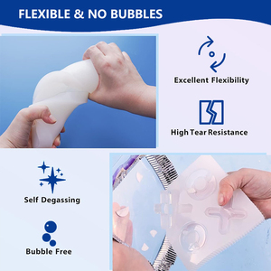 مطاط سيليكون سائل RTV2 بنظام المعالجة بالقصدير لصنع قوالب ديكور الجبس والكرانيش - Product Image 4