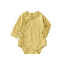 Traje de Bebé Personalizado Popular, Minimalista, de Manga Larga, para Gatear, de Algodón Puro, Tipo Triángulo