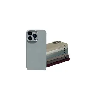 Custodia in silicone per iphone multicolore per iphone 13 pro 14 12 11 soft touch TPU liscia e setosa