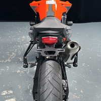 Support de plaque d'immatriculation arrière universel réglable en acier inoxydable noir pour moto Teco Hot Sale Fashion 790 890 DUKE/R