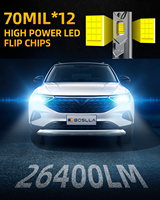 Phare LED automobile 220W 26400LM H1 H3 H4 H7 H8 H9 H11 H13 H15 9004 9005 9006 9007 X5 A3 Mini projecteur lumineux