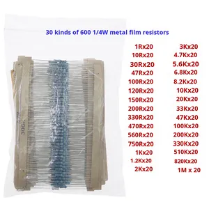 Bảy Thành phần Bộ dụng cụ bao gồm cả điện trở Kit gốm tụ điện Kit điện phân tụ Kit Transistor kit light-Emitting Diode - Product Image 4