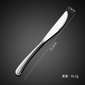 Couverts en acier inoxydable 304 épaissi couteau fourchette cuillère Cutter Steak ensemble argenterie hôtel <span class=keywords><strong>Cuisine</strong></span> café Dessert cuillère ensemble - Product Image 6