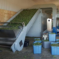 US Séchoir automatique à pompe à chaleur continue au propane GNL pour chanvre chauffé à la biomasse Séchoir à bande multicouche pour protéger les terpènes