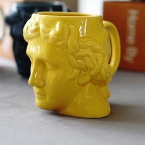 Cadeau Statue romaine <span class=keywords><strong>espagnole</strong></span> Tasse à café en céramique Vert foncé Statue de David Tasse à dessert - Product Image 2