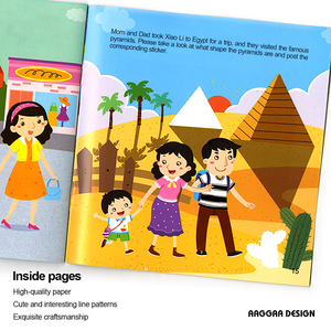 Livres pour enfants imprimés sur mesure, jouets, livres d'autocollants, livres de coloriage, supports imprimés, étiquettes, pour le développement intellectuel - Product Image 2