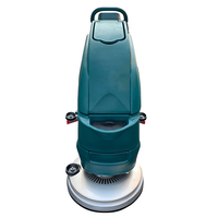 Nettoyeur de sol électrique professionnel de type compact, à pousser à la main, à disque unique, pour le nettoyage des sols en béton et en carrelage