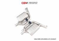 Tubos de Escape Catback de Acero Inoxidable de Alto Rendimiento CGW 3D Scan CNC Mould para Ford Explorer 2.3T 2020-