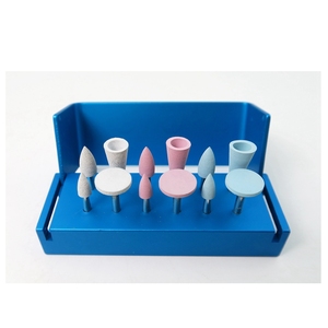 Kit de fresas para pulido de dientes de cerámica dental con bloque de fresas RA - Product Image 1
