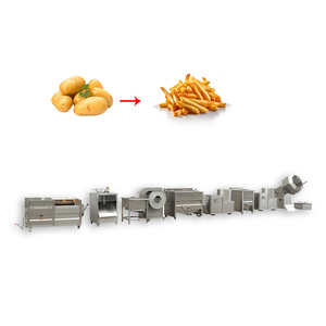 Semi-Automatic 50kg/H <b>Mini</b> Capacity Potato Chips Production Line Electric with <b>Fryer</b> and Dehydrator - Product Image 4