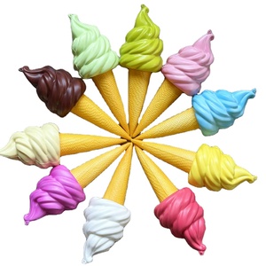 Décoration créative en forme de champignon pour vitrine de magasin de crème glacée, jouet suspendu, modèle alimentaire DIY, doux, 25CM, coloré, amusant, pour desserts - Product Image 1