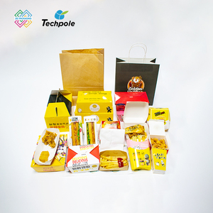 Ambil kemasan makanan disesuaikan kerang kerang sekali pakai kertas Kraft makanan kualitas makanan <span class=keywords><strong>Burger</strong></span> goreng ayam kotak Hotdog - Product Image 1