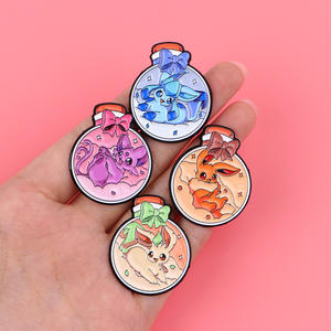 口袋妖怪卡通锌合金胸针凹版印刷烤漆创意包袋及服装配饰 - Product Image 2