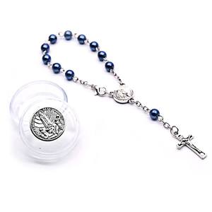 ชุดกล่องสร้อยข้อมือลูกประคำไข่มุกลูกประคำสำหรับข้ามศาสนาของขวัญคาทอลิกลูกประคำ - Product Image 6