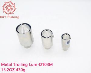 SXY pêche nouveau 2026 métal pêche à la traîne leurre gros jeu leurres appâts de pêche roi taille leurre en acier inoxydable tête appât 15.2OZ D103M 430g - Product Image 2