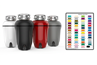Évier de cuisine en acier inoxydable de grande taille avec broyeur intégré, solution intelligente pour les déchets de cuisine