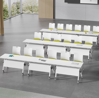 Tables de conférence pliantes Tables de salle de formation Bureaux de conférence pour grandes entreprises avec chaises